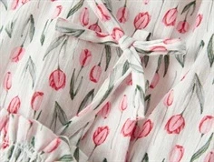 Name It stroptop hvid med blomster print